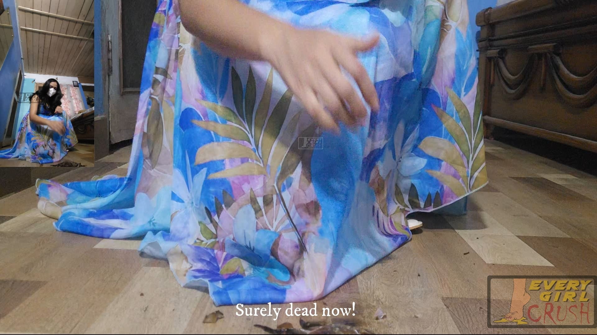 Alima Flat Sandals Crab Crush